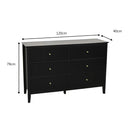 Large 6 Drawer Chest of Drawers - Hales Black Range