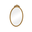 Large Oval Ornate Edge Gold Mirror 80cm x 50cm