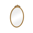 Large Oval Ornate Edge Gold Mirror 80cm x 50cm