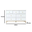 Large 7 Drawer Chest of Drawers - Aisby White Range