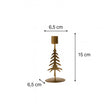 Small Christmas Tree Candle Holder - 16cm x 6.5cm