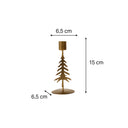 Small Christmas Tree Candle Holder - 16cm x 6.5cm