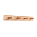 Wooden Peach Wall Utensil Hanging Hooks - 60cm