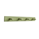 Green Painted Wooden Wall Utensil Hanging Hooks - 60cm
