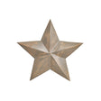 Large Wooden Taupe Wall Star Decoration