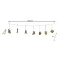 Green & White Winter Garland / Table Scatters - 120cm (1.2m / 47.2')