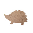 Set of 4 Brown Hedgehog Shaped Felt Placemats