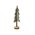 Green Felt Standing Tree Decoration - 25cm