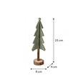 Green Felt Standing Tree Decoration - 25cm