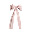 Extra Large Blush Pink Velvet Christmas Bow - 70cm x 140cm