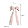 Extra Large Blush Pink Velvet Christmas Bow - 70cm x 140cm