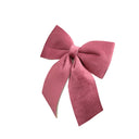 Set of 4 Dark Red Velvet Christmas Bows