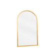 Extra Large Gilded Gold Arched Frame Leaner/Wall Mirror - 190cm x 110cm