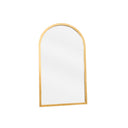 Extra Large Gilded Gold Arched Frame Leaner/Wall Mirror - 190cm x 110cm