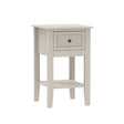 Pair of One Drawer Bedside Tables - Rowley Pale Cream Range