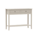 Large 2 Drawer Sideboard Console Table - Rowley Pale Cream Range