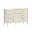 Ivory 6 Drawer Chest Of Drawers - Padstowe Ivory Range