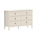 Ivory 6 Drawer Chest Of Drawers - Padstowe Ivory Range