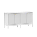 Large White 4 Door Sideboard - Hales White Range