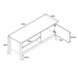 Large Dark Wood Tv Cabinet - Hales Dark Wood Range