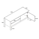 Large Dark Wood Tv Cabinet - Hales Dark Wood Range