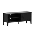Large Black Wooden Tv Cabinet - Hales Black Range