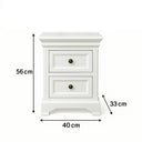 Large 7 Drawer Chest of Drawers & Pair of Bedside Tables - Daventry Ivory Range