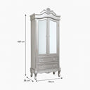 Mirrored Closet & Chest of Drawers - Tiffany Range