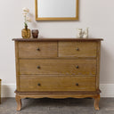 4 Drawer Dark Wood Chest of Drawers - Ashwell Range - Damaged second