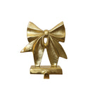 Gold Bow Christmas Stocking Holder