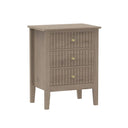 Large Chest of Drawers and Pair of Bedside Tables - Hales Pale Wood Range