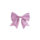 Set of 4 Pink Glitter Bows - Christmas Tree Decoration