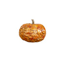 Small Orange Leaf Detail Pumpkin Ornament