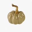 Nude & Gold Speckled Pumpkin Ornament