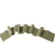 Set Of 2 Large Beige & Green Wool Table Runners - 140cm (1.4m / 55.1')