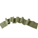 Set Of 2 Large Beige & Green Wool Table Runners - 140cm (1.4m / 55.1')