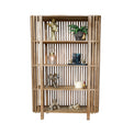 Large Wooden Display Shelf Unit / Bookcase 180cm