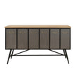 Large Grey and Wooden Sideboard