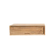 Pair of Natural Wood Textured Wall Mounted Bedside Tables