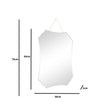 Deco Frameless Bevelled Wall Mirror 38cm x 50cm