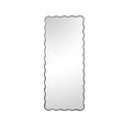 Black Full Length Wavy Mirror - 70cm x 165cm