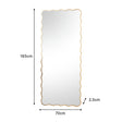 Gold Full Length Wavy Mirror - 70cm x 165cm