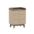 Large Cream 6 Drawer Chest of Drawers & Pair Of 3 Drawer Bedside Tables - Oswin Range
