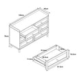 Large Cream 6 Drawer Chest of Drawers & Pair Of 3 Drawer Bedside Tables - Oswin Range