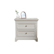 Pair Of Large Taupe-Grey Two Drawer Bedside Tables - Daventry Taupe-Grey Range