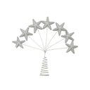 Silver Multi Star Christmas Tree Topper