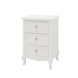 Large White 6 Drawer Chest of Drawers & Pair of 3 Drawer Bedsides - Victoria Range