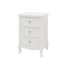 Large White 6 Drawer Chest of Drawers & Pair of 3 Drawer Bedsides - Victoria Range
