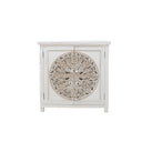 White & Wooden Two Door Sideboard