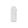 Set Of 3 Clear Glass Vases